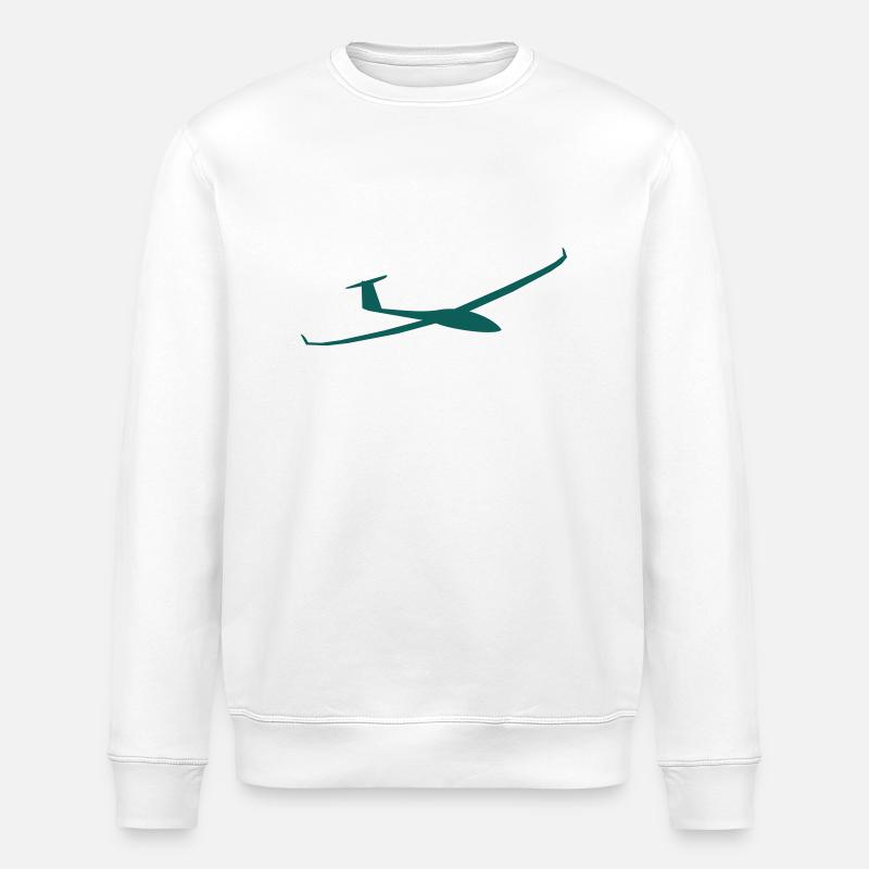 segelflugzeug_2 - Stanley/Stella Unisex Bio-Sweatshirt ROLLER - Weiß