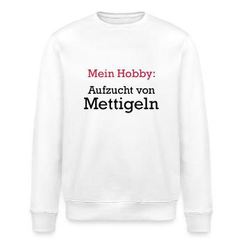 Mettigel - Stanley/Stella Unisex Bio-Sweatshirt ROLLER - Weiß - Vorne - Nik (191cm)