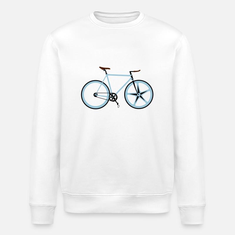 Cycling - Sweat bio ROLLER Stanley/Stella Unisexe - blanc