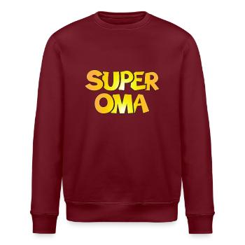 Super Oma Grossmutter Baby - Stanley/Stella Unisex Bio-Sweatshirt ROLLER - Weiß - Vorne - Nik (191cm)
