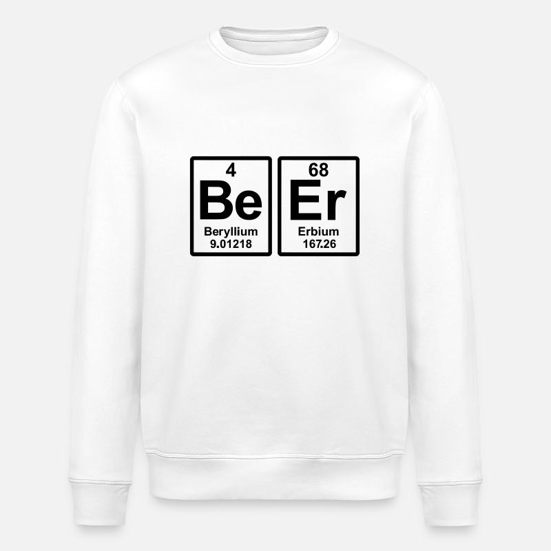 Beer - Stanley/Stella ROLLER Unisex Organic Sweatshirt - white
