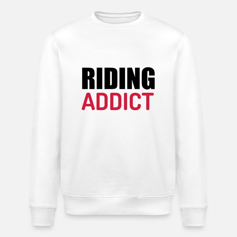 Equitation / Cheval / Cavalier / Equestre - Sweat bio ROLLER Stanley/Stella Unisexe - blanc