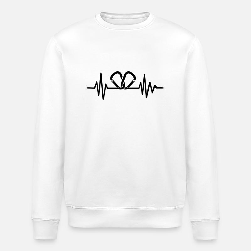 Klettern - Stanley/Stella Unisex Bio-Sweatshirt ROLLER - Weiß