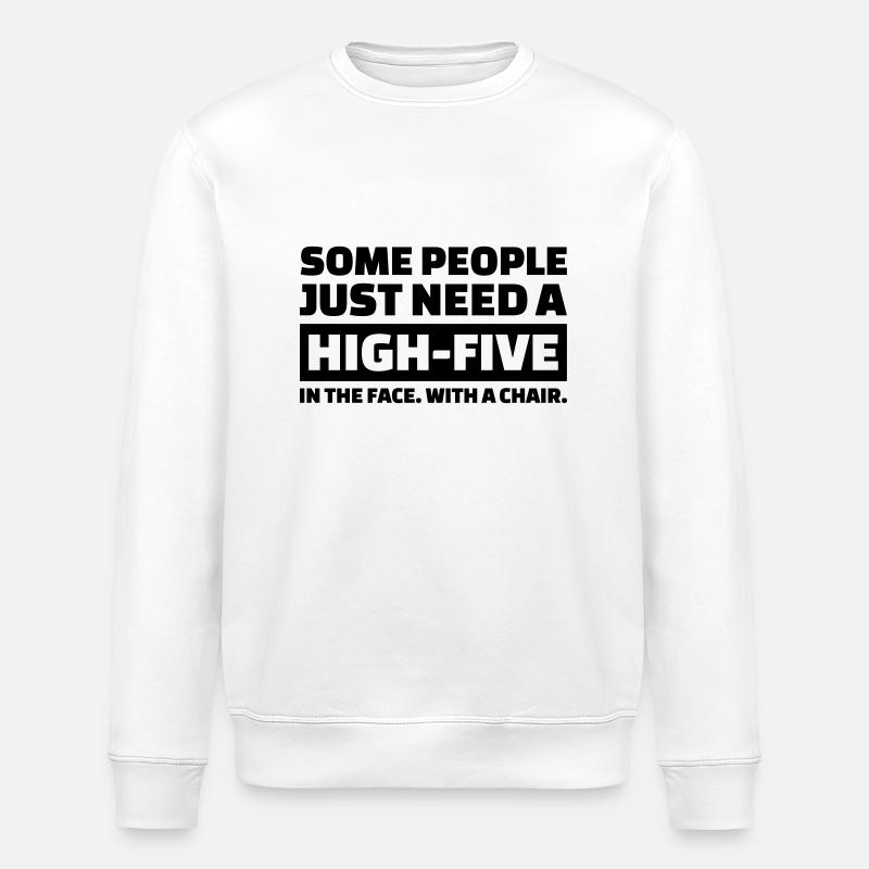 High-Five - Stanley/Stella Unisex Bio-Sweatshirt ROLLER - Weiß