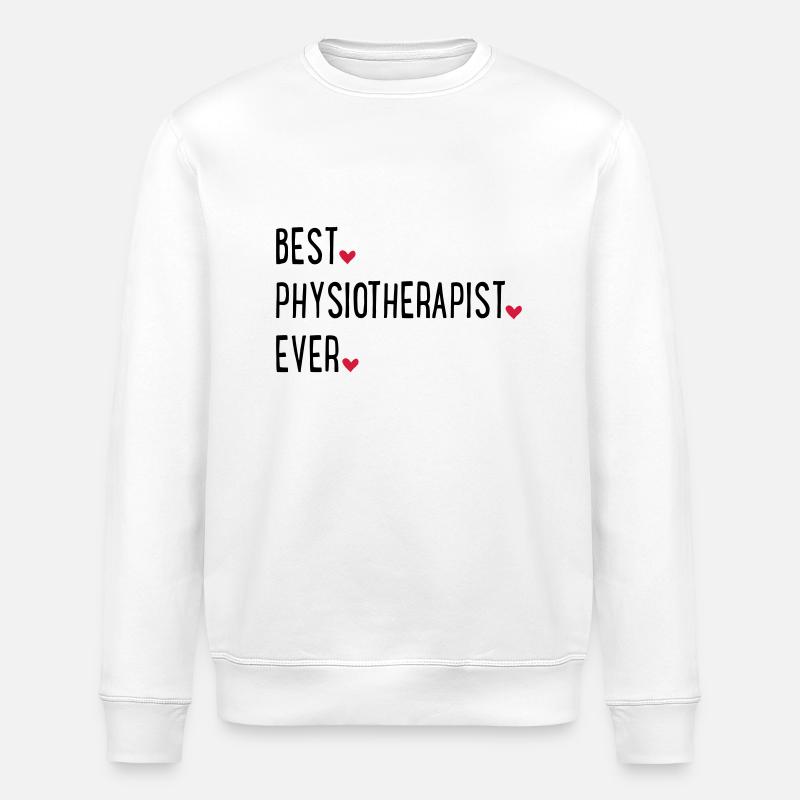Physiothérapeute - Sweat bio ROLLER Stanley/Stella Unisexe - blanc