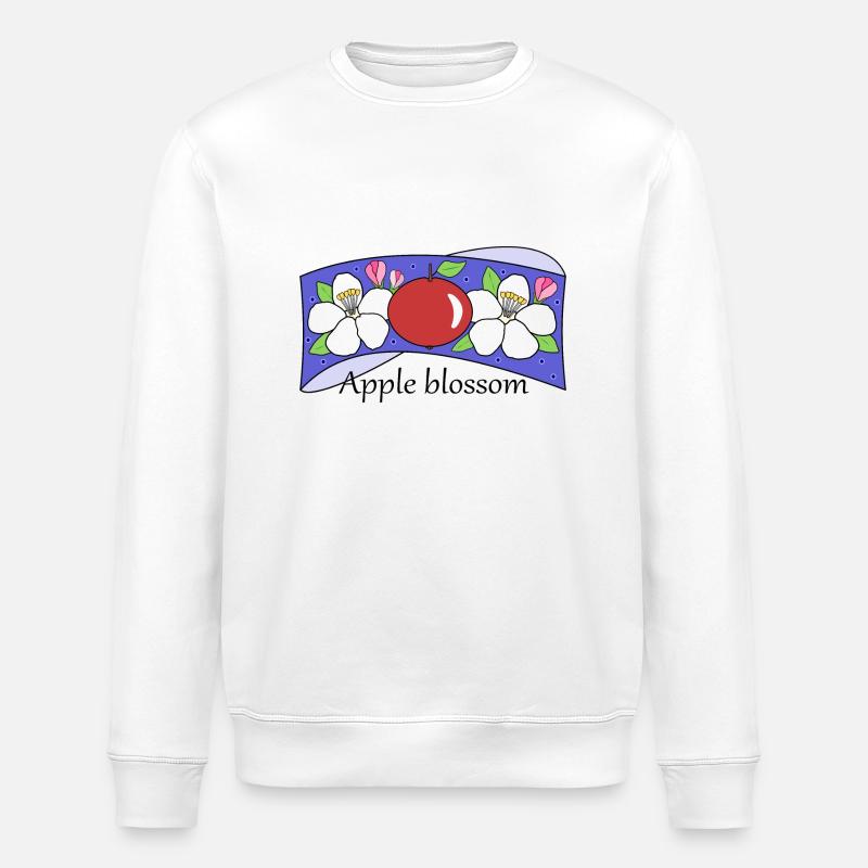 Apple blossom - Stanley/Stella Unisex Bio-Sweatshirt ROLLER - Weiß