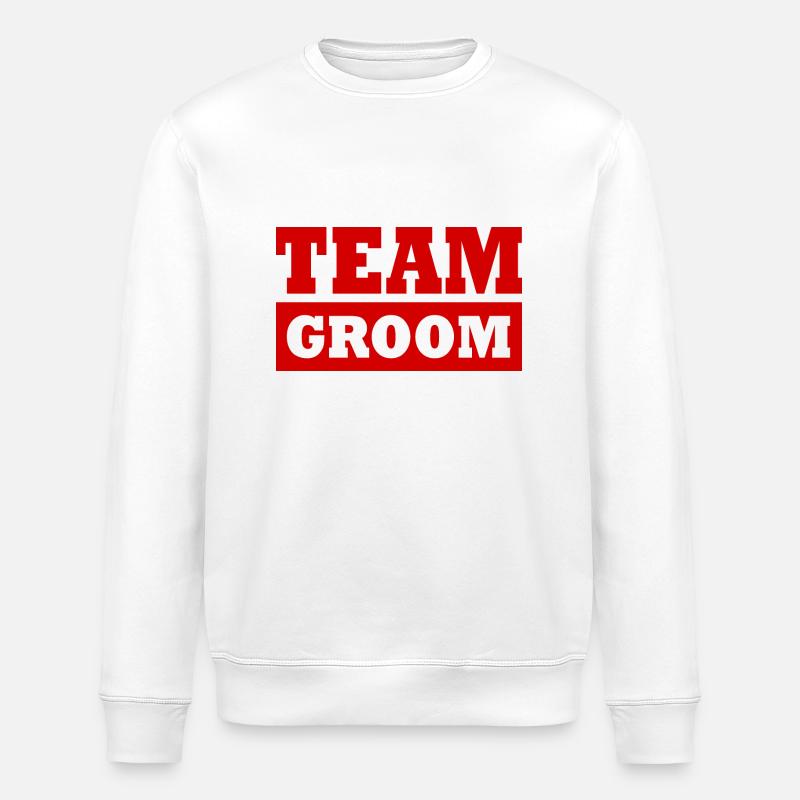 Team groom - Sweat bio ROLLER Stanley/Stella Unisexe - blanc