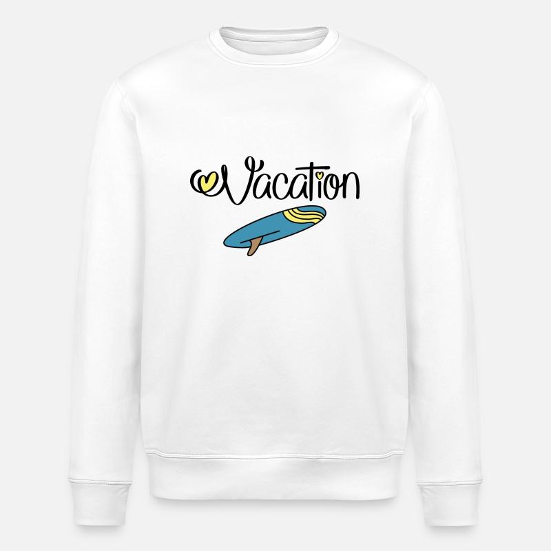 Vacances - Sweat bio ROLLER Stanley/Stella Unisexe - blanc