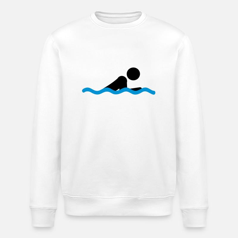 Brasse - Sweat bio ROLLER Stanley/Stella Unisexe - blanc