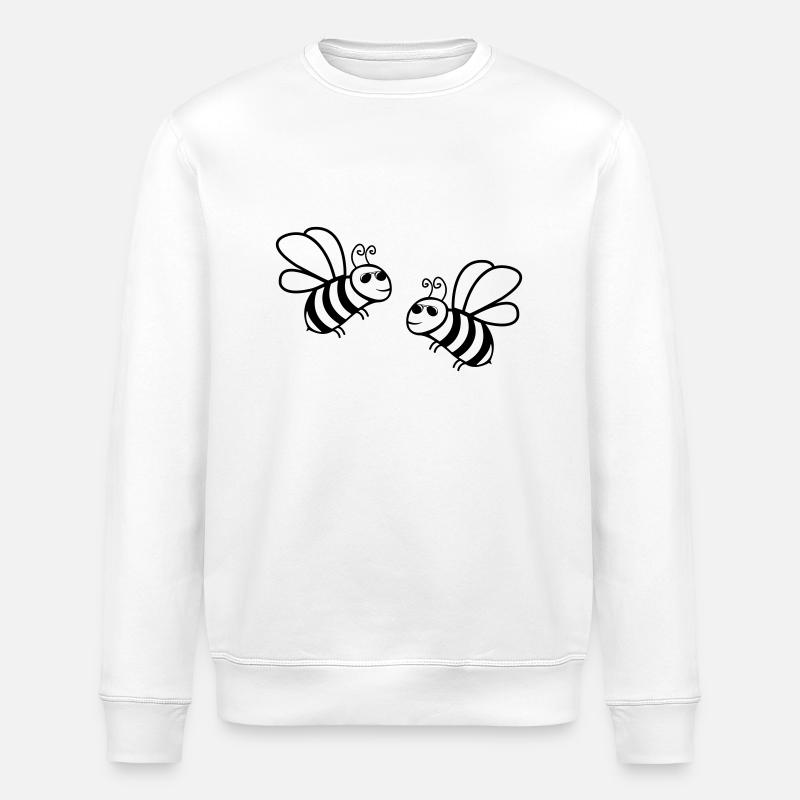 Lunettes de soleil abeille 2 - Sweat bio ROLLER Stanley/Stella Unisexe - blanc