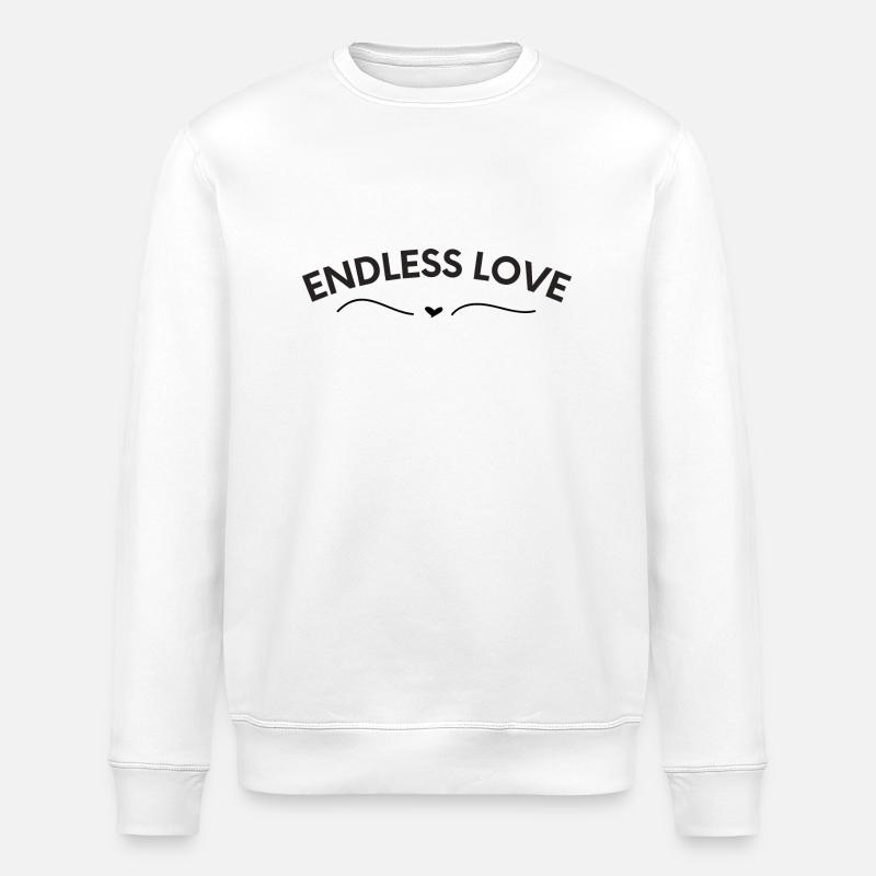 Endless love - Stanley/Stella Unisex Bio-Sweatshirt ROLLER - Weiß