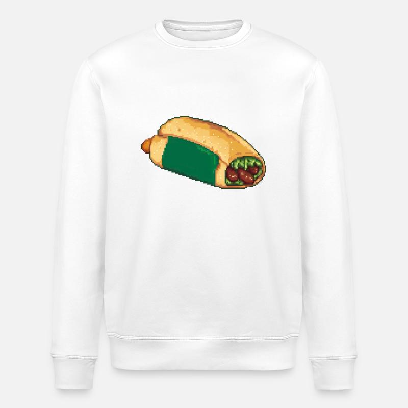 Pixel-Perfect Runza - Stanley/Stella Unisex Bio-Sweatshirt ROLLER - Weiß