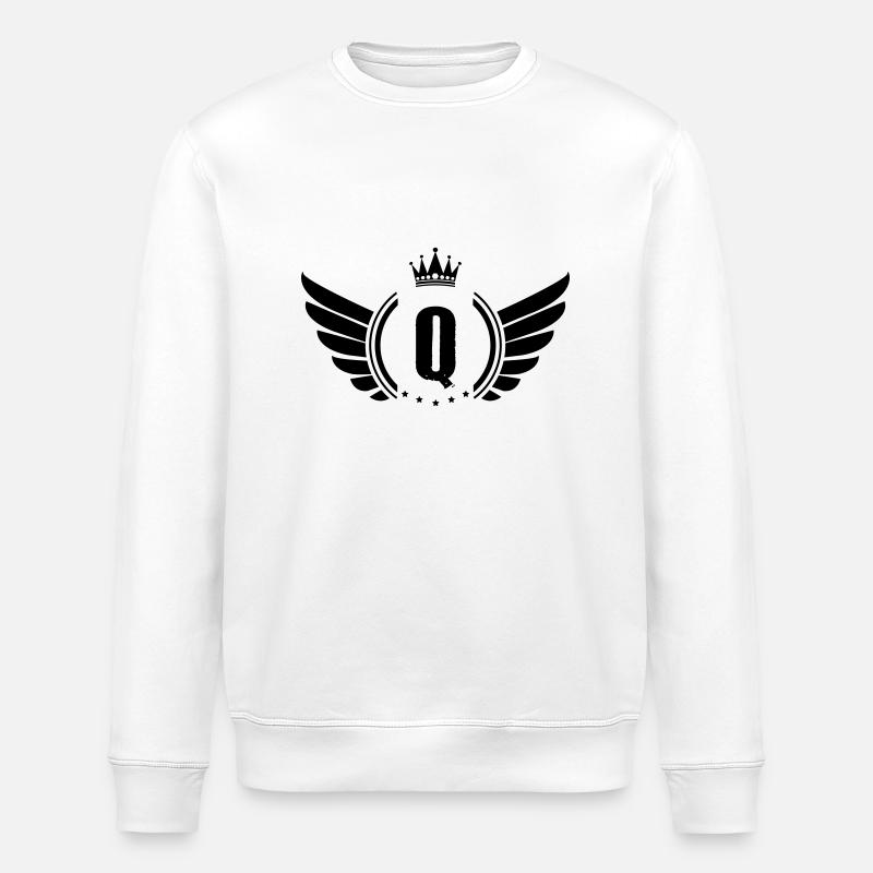 wappen q - Stanley/Stella Unisex Bio-Sweatshirt ROLLER - Weiß