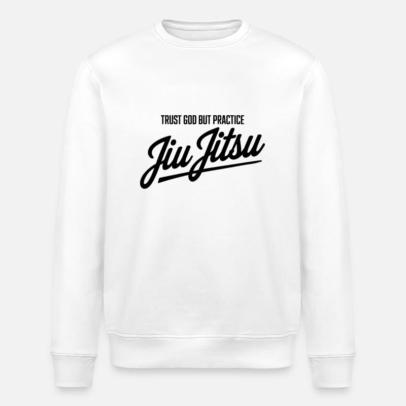 Disziplin im Grappling erleben - Stanley/Stella Unisex Bio-Sweatshirt ROLLER - Weiß