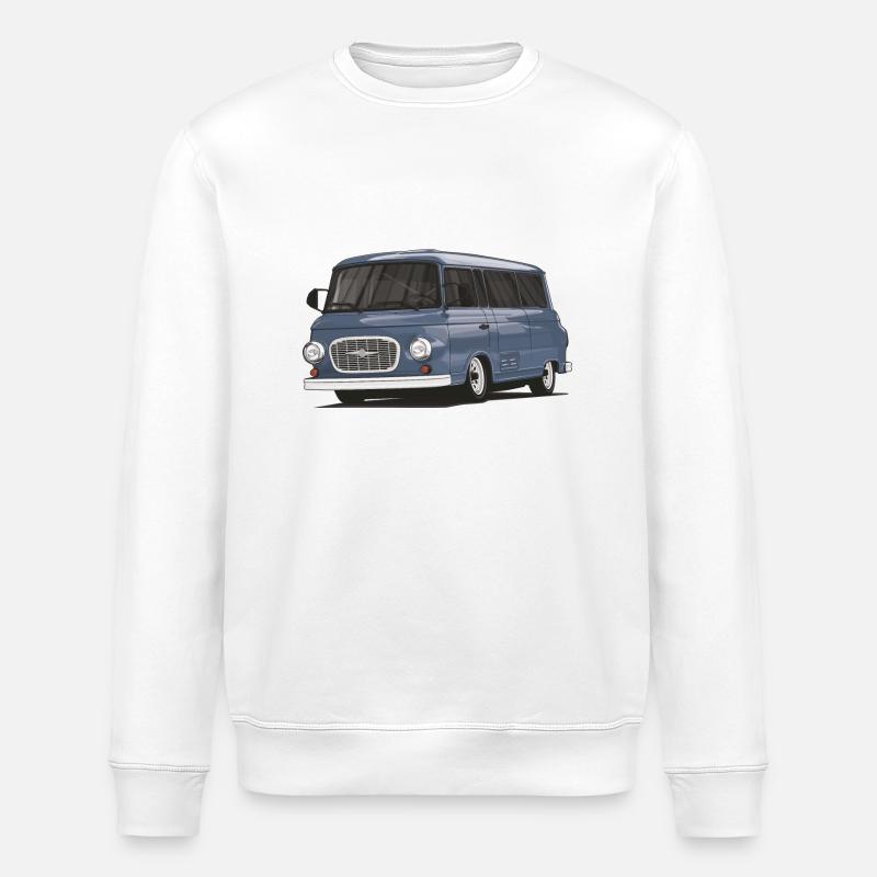 Barkas B1000 // Illustration - Sweat bio ROLLER Stanley/Stella Unisexe - blanc