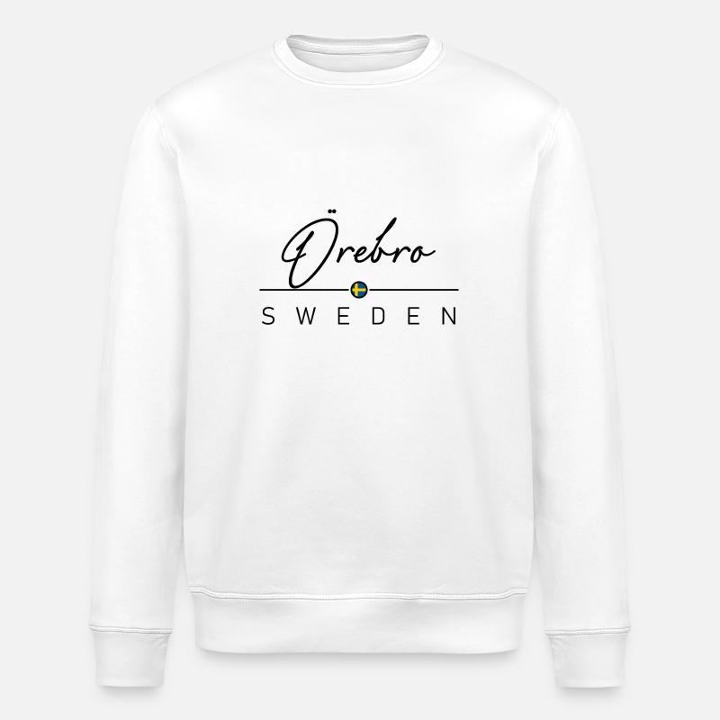 Schweden - Örebro - Suède - Sverige - Sweat bio ROLLER Stanley/Stella Unisexe - blanc
