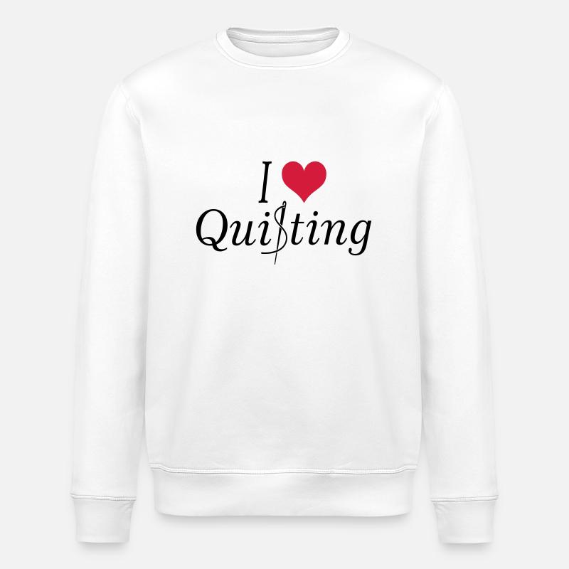 Quilt - Stanley/Stella Unisex Bio-Sweatshirt ROLLER - Weiß