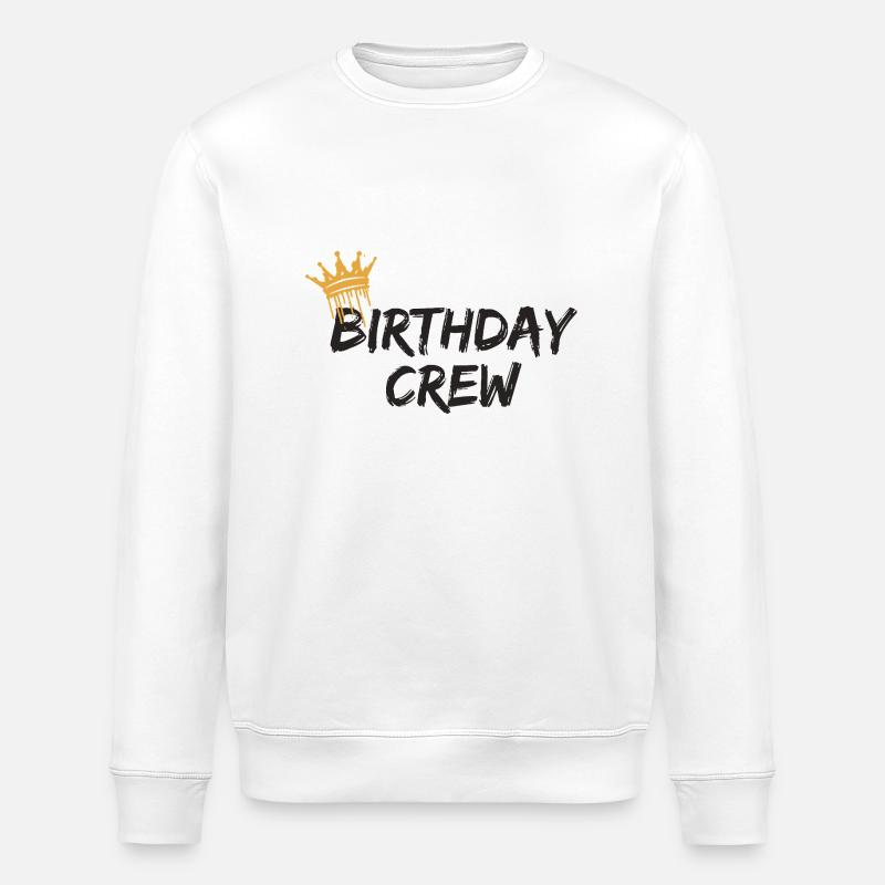 Équipe d’anniversaire - Sweat bio ROLLER Stanley/Stella Unisexe - blanc