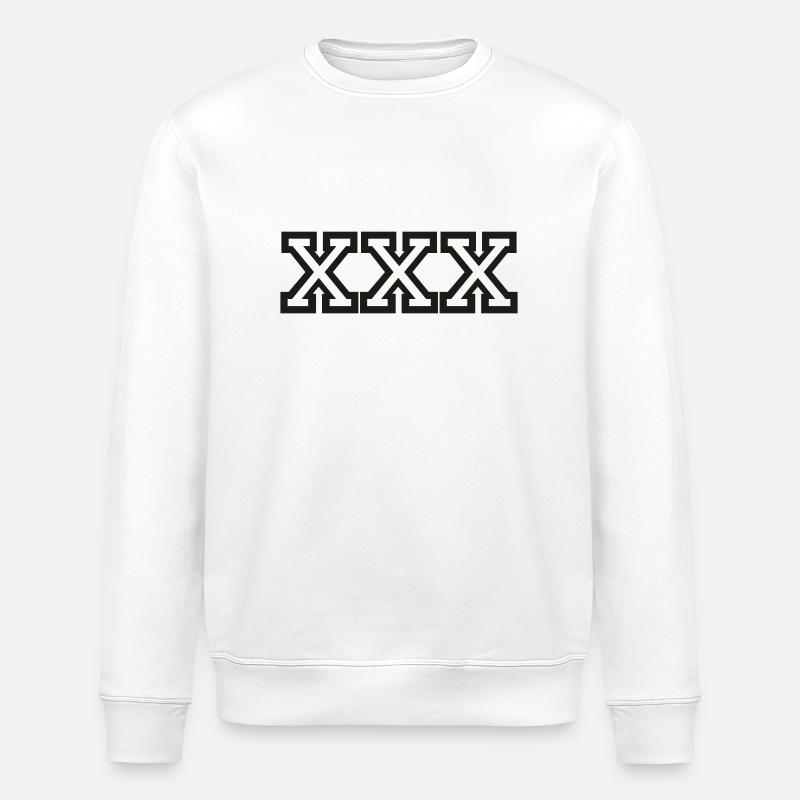 Straight Edge - Stanley/Stella Unisex Bio-Sweatshirt ROLLER - Weiß