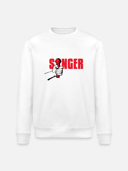 singer - Stanley/Stella Unisex Bio-Sweatshirt ROLLER - Weiß
