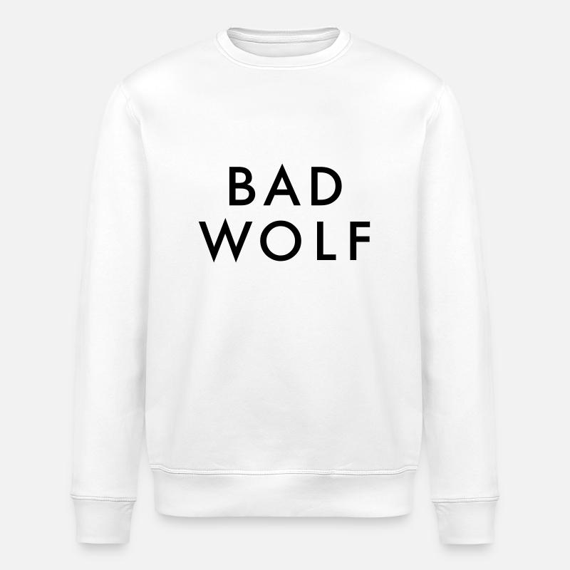 Bad Wolf - Stanley/Stella Unisex Bio-Sweatshirt ROLLER - Weiß
