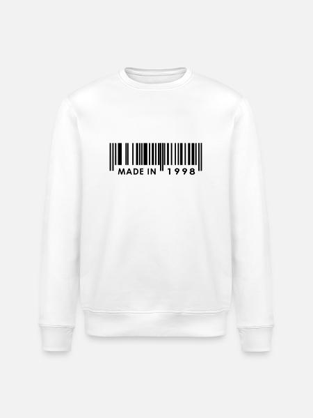 Anniversaire 1998 - Sweat bio ROLLER Stanley/Stella Unisexe - blanc