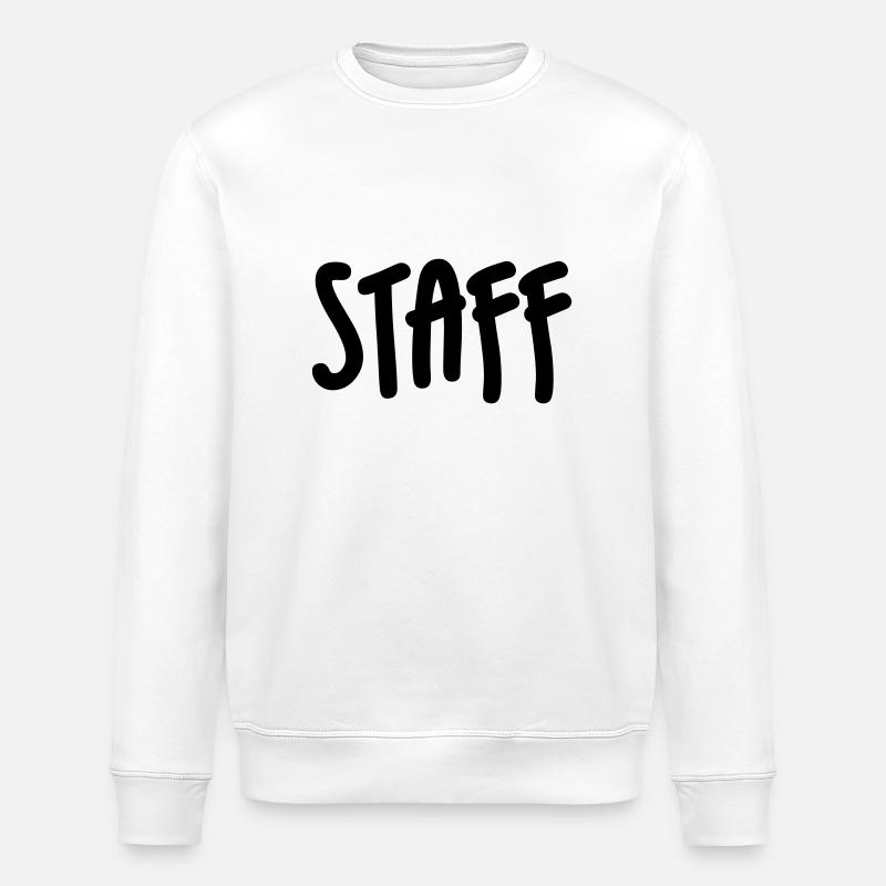 Staff - Stanley/Stella Unisex Bio-Sweatshirt ROLLER - Weiß