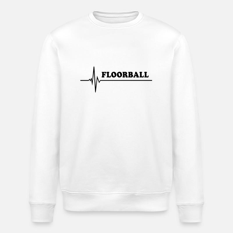 Floorball - Sweat bio ROLLER Stanley/Stella Unisexe - blanc