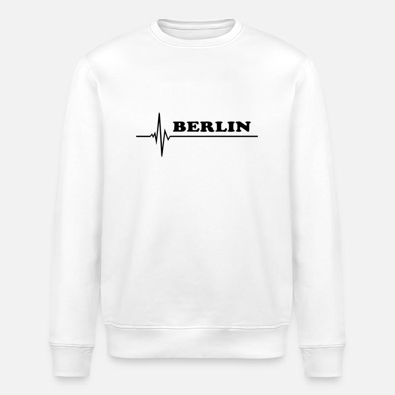 Berlin - Stanley/Stella ROLLER Unisex Organic Sweatshirt - white