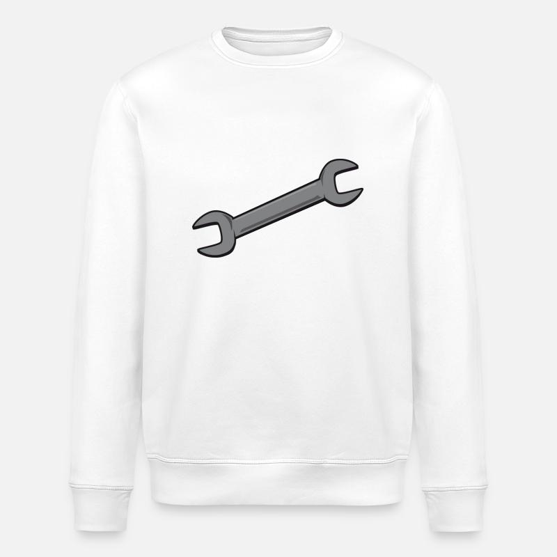 wrench - Stanley/Stella Unisex Bio-Sweatshirt ROLLER - Weiß