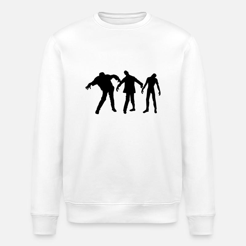 zombies - Sweat bio ROLLER Stanley/Stella Unisexe - blanc