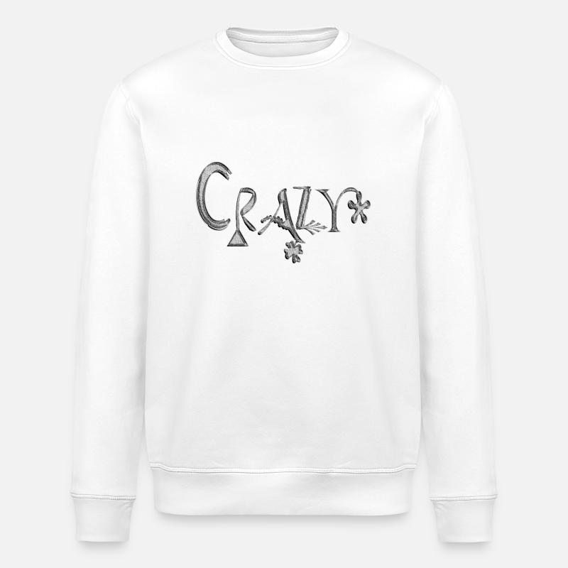 fou - Sweat bio ROLLER Stanley/Stella Unisexe - blanc