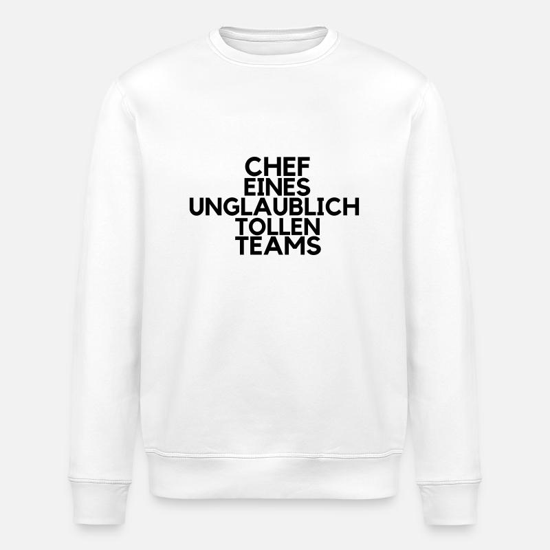 chef tshirt - Stanley/Stella Unisex Bio-Sweatshirt ROLLER - Weiß