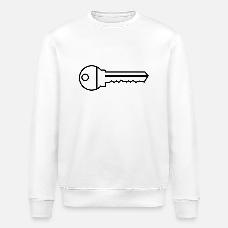 schluessel__f1 - Stanley/Stella Unisex Bio-Sweatshirt ROLLER - Weiß