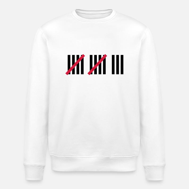 13 Anniversaire - Sweat bio ROLLER Stanley/Stella Unisexe - blanc