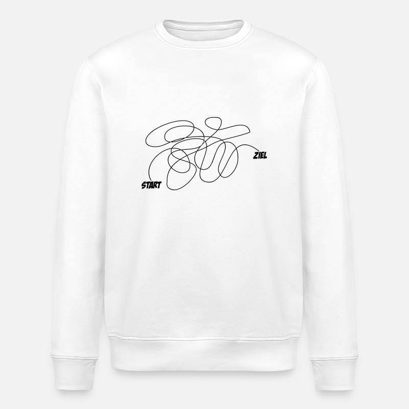 Start Destination Journey 1c - Stanley/Stella ROLLER Unisex Organic Sweatshirt - white