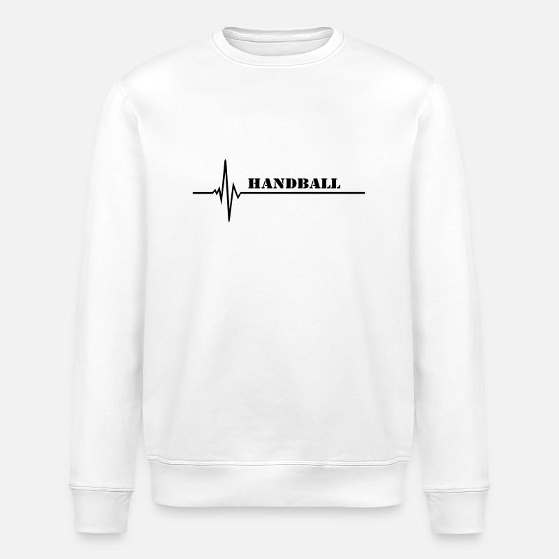 Handball - Stanley/Stella Unisex Bio-Sweatshirt ROLLER - Weiß