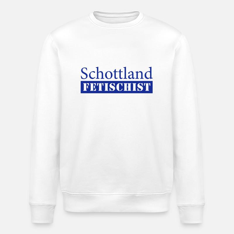 Schottland Fetischist - Stanley/Stella Unisex Bio-Sweatshirt ROLLER - Weiß