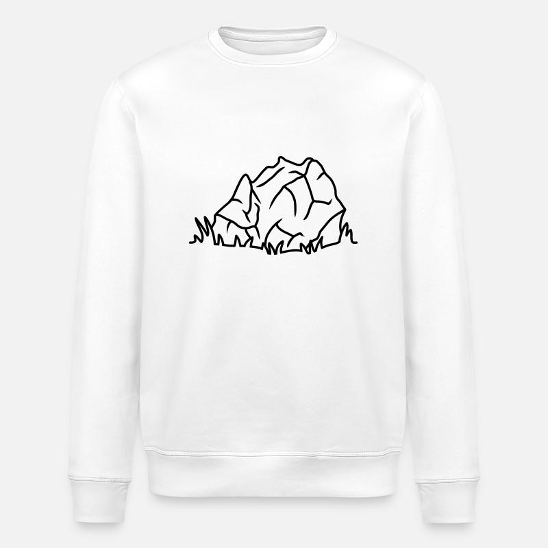 Stone - Stanley/Stella ROLLER Unisex Organic Sweatshirt - white