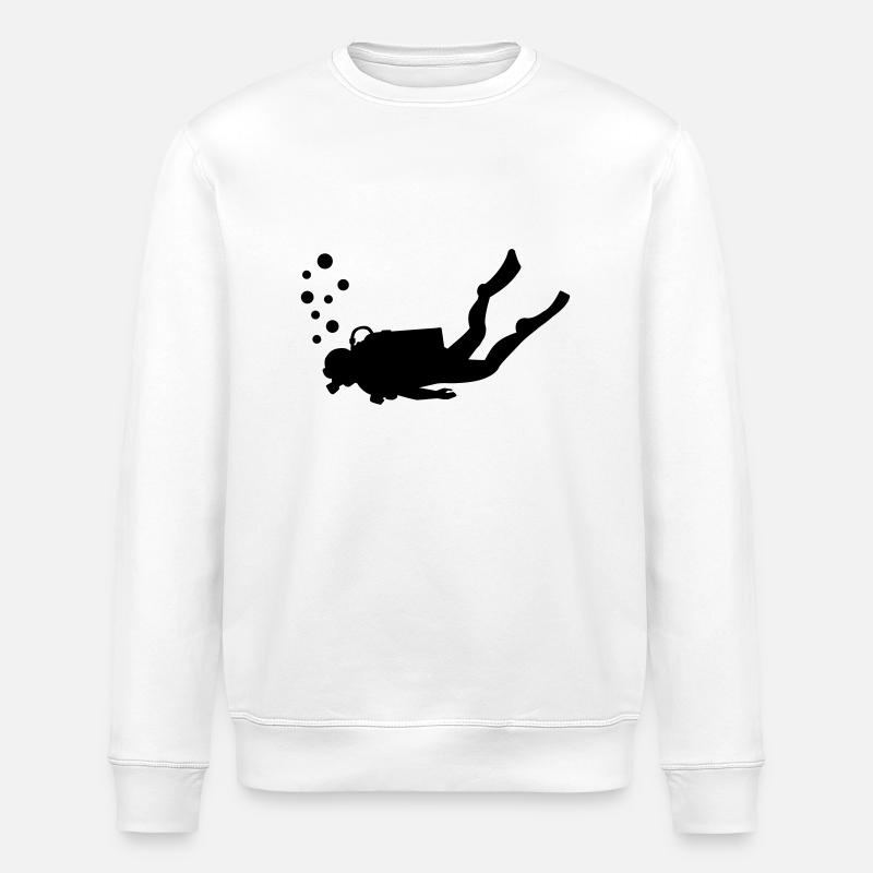 Taucher - Stanley/Stella Unisex Bio-Sweatshirt ROLLER - Weiß