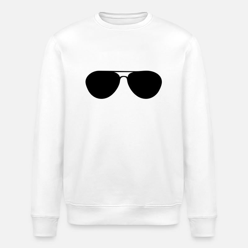 lunettes de soleil - Sweat bio ROLLER Stanley/Stella Unisexe - blanc