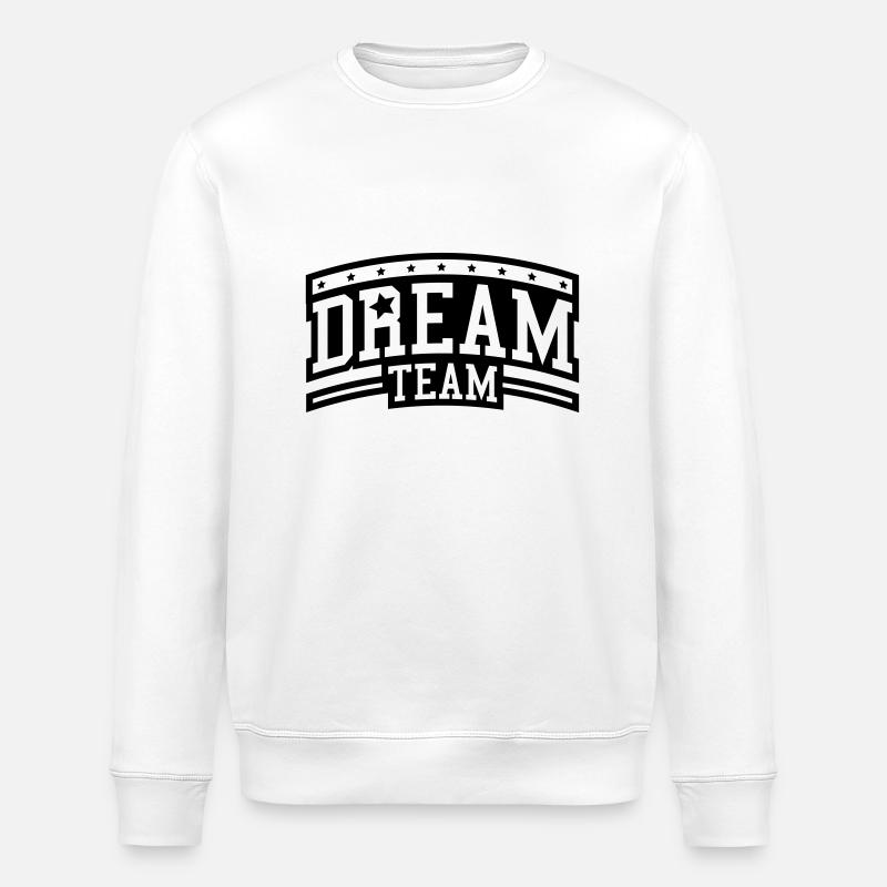 dream_team_design_re1 - Stanley/Stella Unisex Bio-Sweatshirt ROLLER - Weiß
