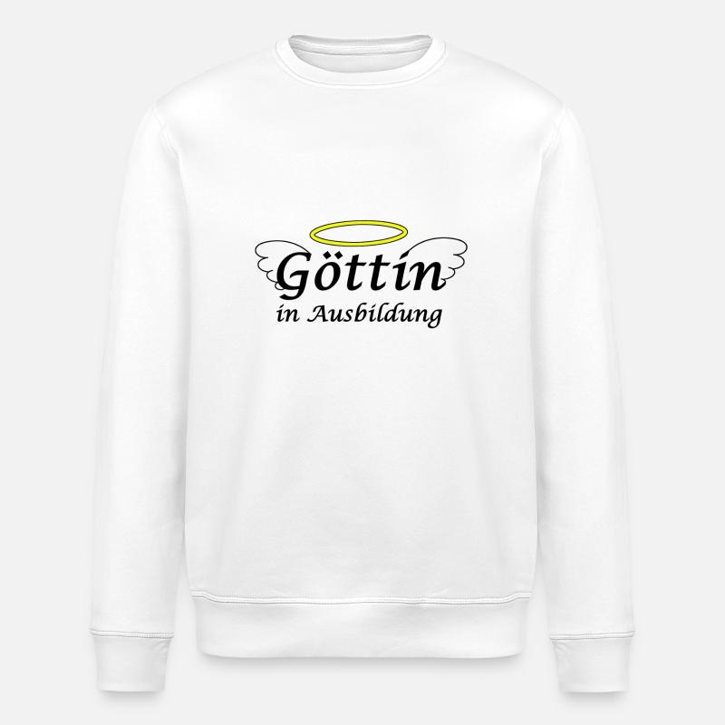 Göttin - Stanley/Stella Unisex Bio-Sweatshirt ROLLER - Weiß