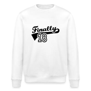 Finally 18 - Stanley/Stella ROLLER Unisex Organic Sweatshirt - white - Front - Nik (191cm)