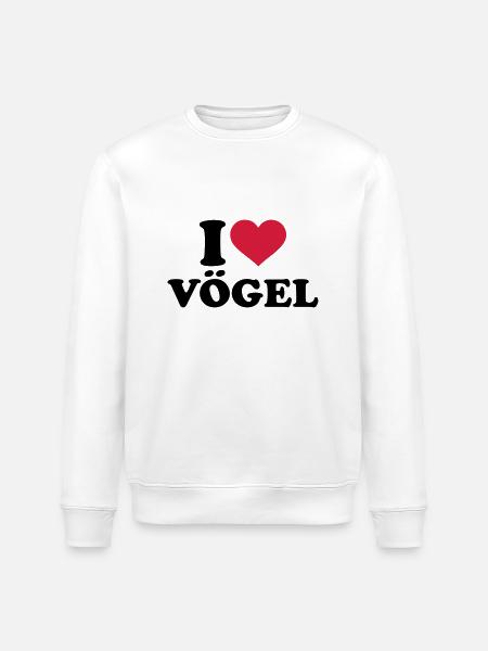 Vogel - Stanley/Stella Unisex Bio-Sweatshirt ROLLER - Weiß