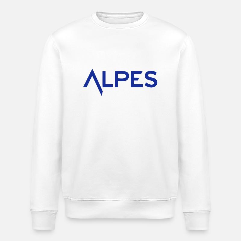 alpes - Sweat bio ROLLER Stanley/Stella Unisexe - blanc