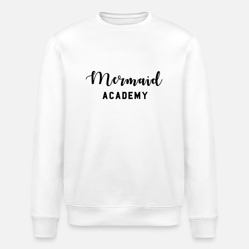 Mermaid Academy - Stanley/Stella Unisex Bio-Sweatshirt ROLLER - Weiß