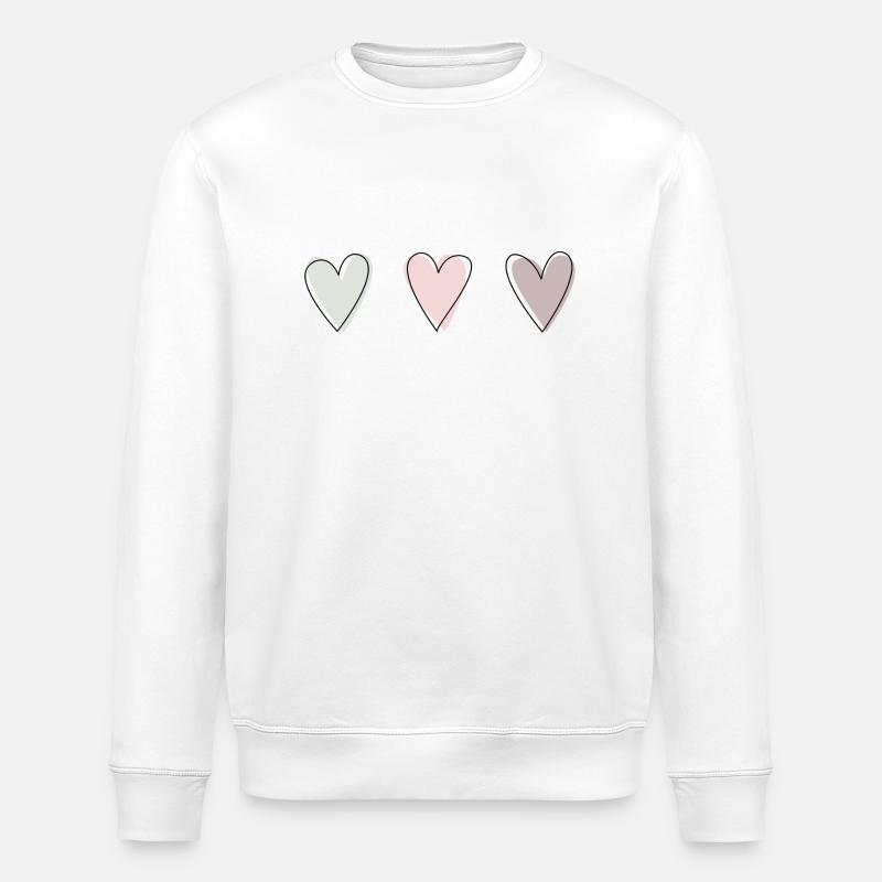 ♥³. - Sweat bio ROLLER Stanley/Stella Unisexe - blanc