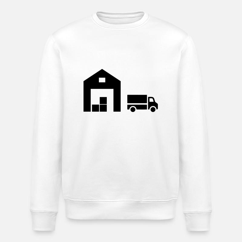 Logistik - Stanley/Stella Unisex Bio-Sweatshirt ROLLER - Weiß