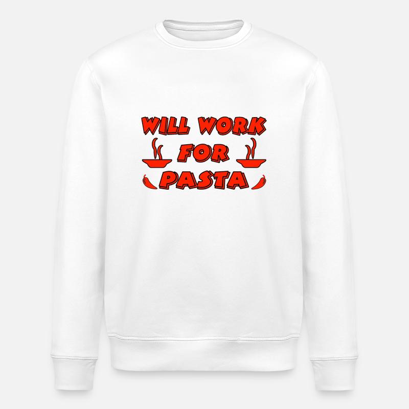 Nouilles - Sweat bio ROLLER Stanley/Stella Unisexe - blanc